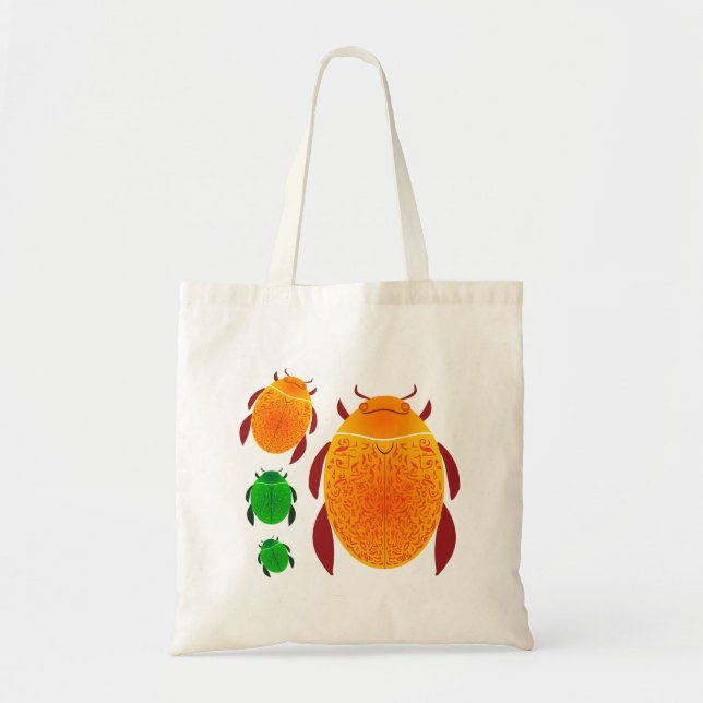 Scarab Beetle Tygkasse (Framsidan)