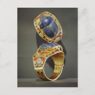 Scarab bracelet från Grav i Tutankhamun Vykort