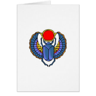 Scarab Hälsningskort