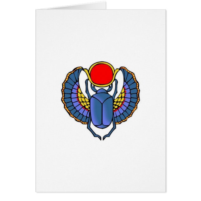 Scarab Hälsningskort (Framsidan)