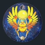 Scarab Magnet<br><div class="desc">The Scarab flies across the sky rolling the sun and pulling the moon. Each day and night the ancient spirit traverses the heavens embodying the cycle of life and death. Embrace the wisdom of the ages and transform your sense of the passage of time when you embellish your crypt with...</div>