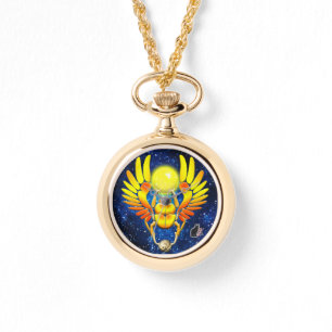 Scarab Necklace Watch Armbandsur