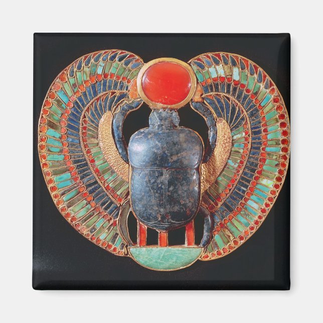 Scarab-pectorin, från grav i Tutankhamun Magnet (Framsidan)