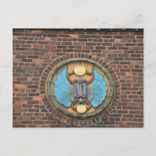 Scarab tile Detroit Michigan Vykort