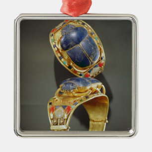 Scarabarmband, från graven av Tutankhamun Julgransprydnad Metall