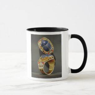 Scarabarmband, från graven av Tutankhamun Mugg