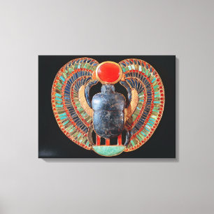 Scarabbröstfena, från graven av Tutankhamun Canvastryck
