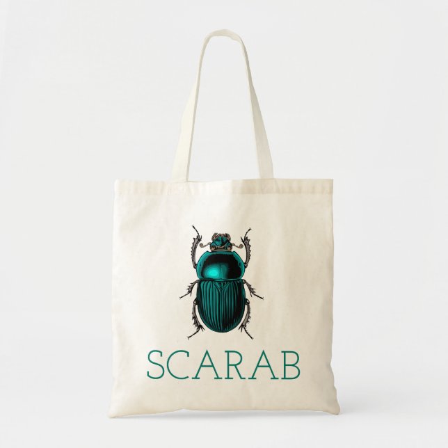 Scarabskalbagge Tygkasse (Framsidan)