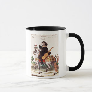 Scaramouche på hästrygg mugg