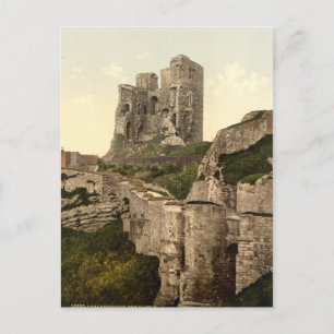 Scarborough Castle, Scarborough, Yorkshire, Förena Vykort