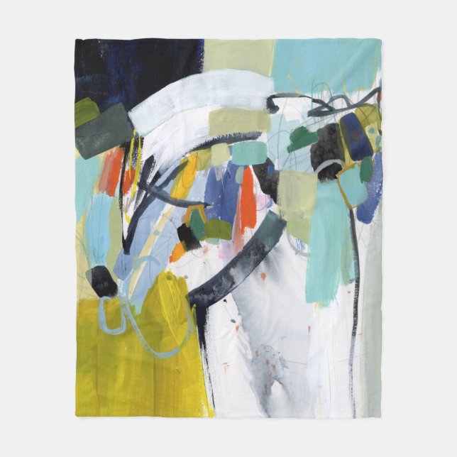 Scarborough Fair - Abstrakt Fleecefilt (Framsidan)