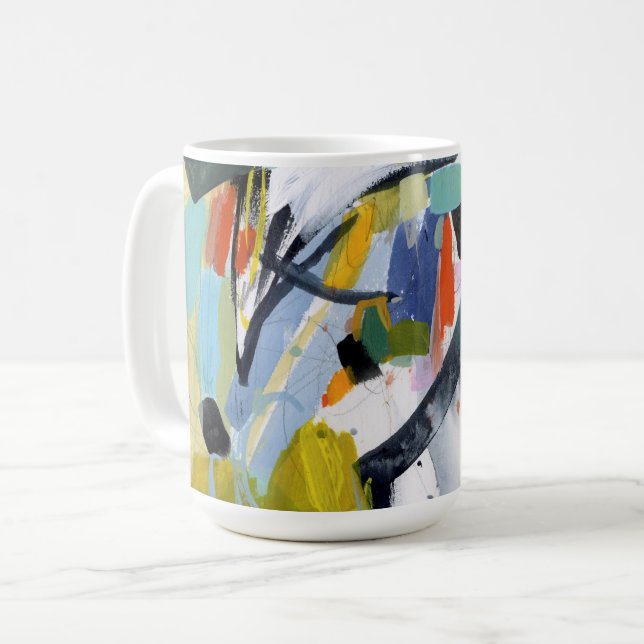 Scarborough Fair - Abstrakt Kaffemugg (Framsida vänster)