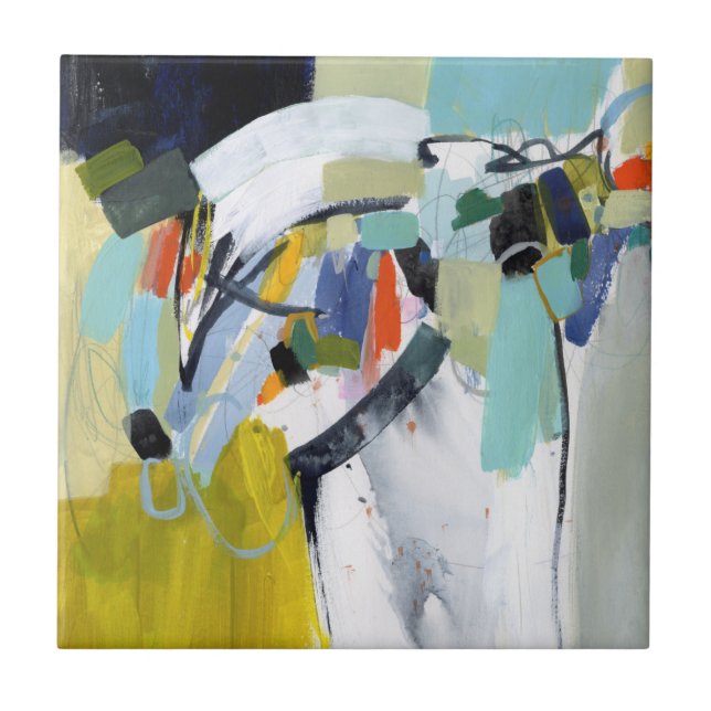 Scarborough Fair - Abstrakt Kakelplatta (Framsidan)