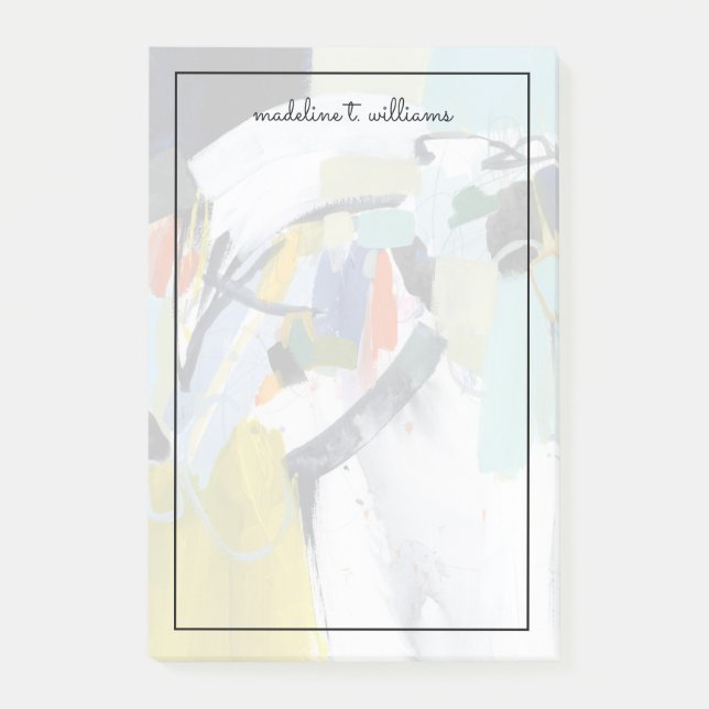 Scarborough Fair - Abstrakt Post-it Block (Framsida)