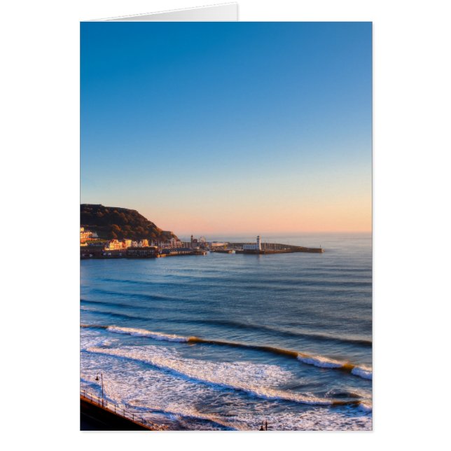 Scarborough Kusten Hälsningskort (Framsidan)