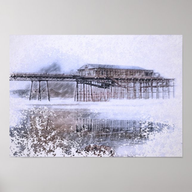 Scarborough: North Bay Pier Poster (Framsidan)