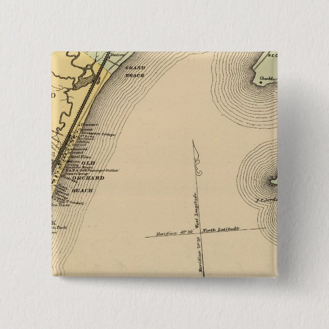 Scarborough, Old Orchard, Saco, Biddeford Knapp (Framsida)