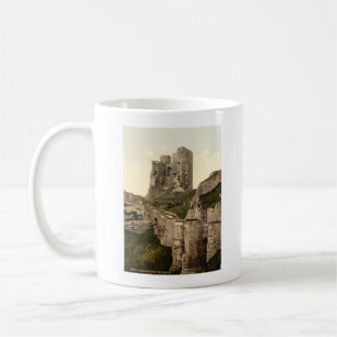 Scarborough slott, Scarborough, Yorkshire, UK Kaffemugg