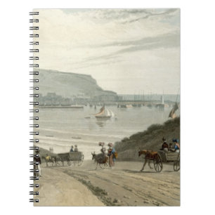 Scarborough Yorkshire, från volym VI av 'en Voyag Anteckningsbok
