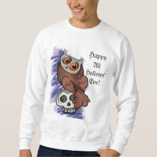Scardy Uggla~All Hallow Kväll Shirt Långärmad Tröja