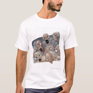 scared_zombies t-shirt