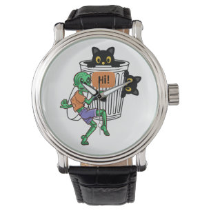 Scaredy Cat Halloween Armbandsur