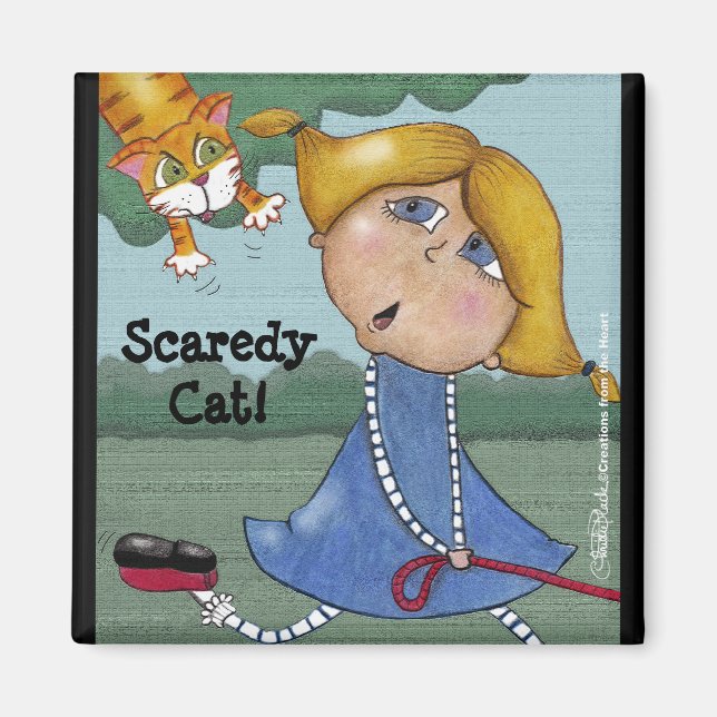 Scaredy Cat Magnet (Framsidan)