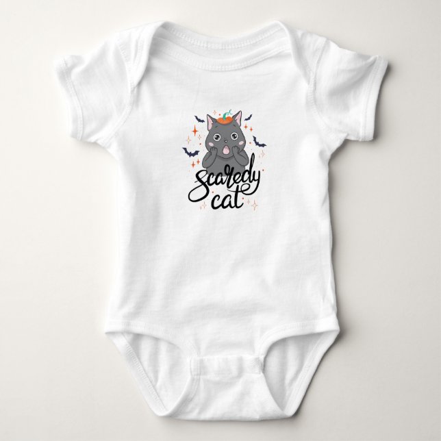 Scaredy Cat T Shirt (Framsida)