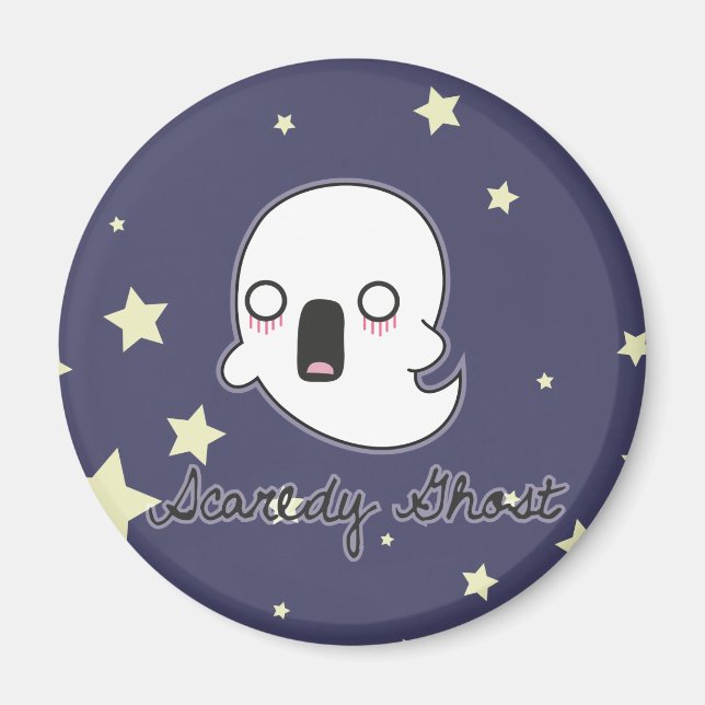 Scaredy Ghost Magnet (Framsidan)