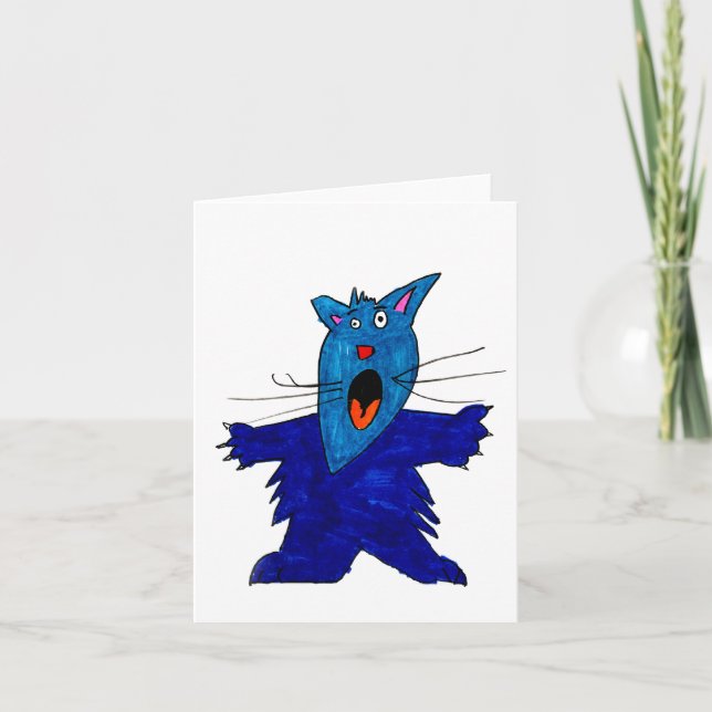 Scaredy katt •, Cooperen Nielsen, åldras 10 - Kort (Framsida)
