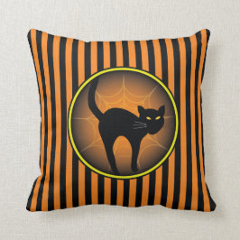 Scaredy katt Halloween Kudde