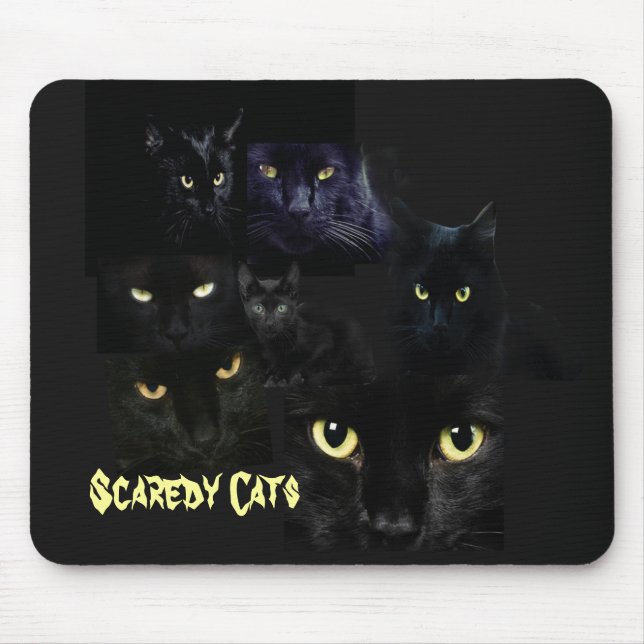 Scaredy katter Mousepad Musmatta (Framsidan)