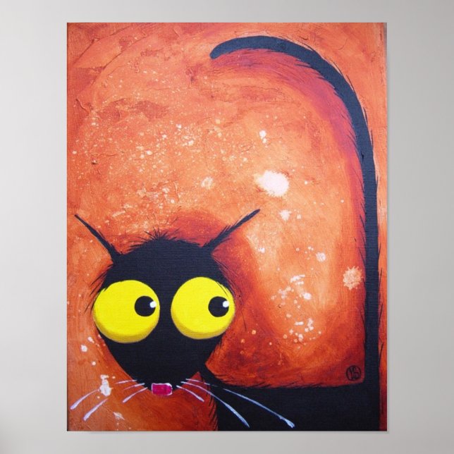 Scaredy Stressie Cat Poster (Framsidan)