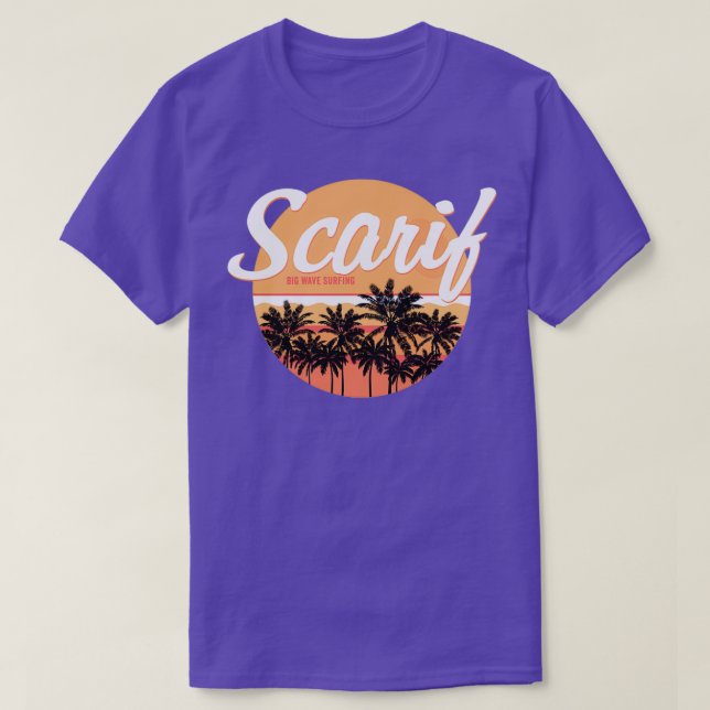 Scarif Big Wave Surfing T Shirt (Design framsida)