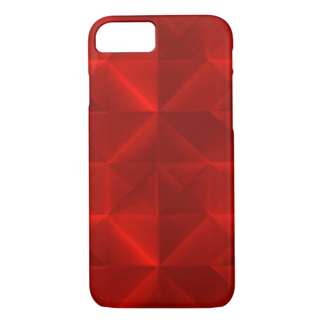 Scarlen Red Papper Origami Mönster Case-Mate iPhone Skal (Baksida)