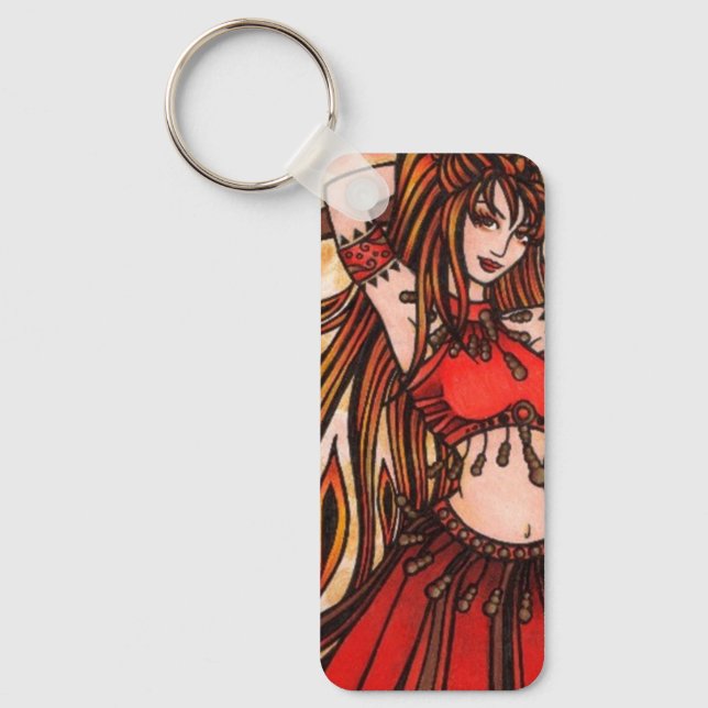 Scarlet belly dancer nyckelring (Framsida)