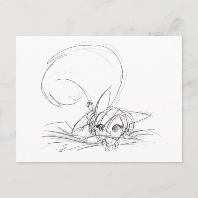 Scarlet Bored 001 Vykort (Framsida)