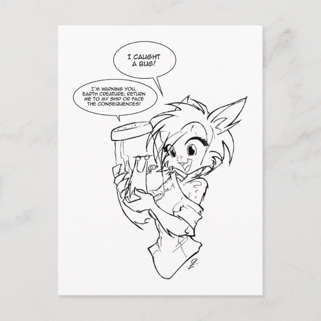 Scarlet Burk Vykort (Framsida)