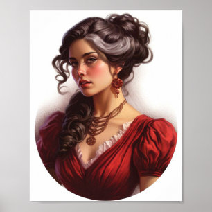Scarlet Dragna från Caraval Poster