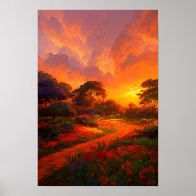 Scarlet Dusk Poster (Framsidan)