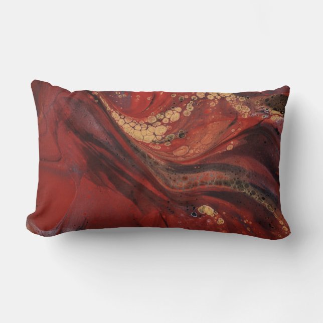Scarlet Expressions Throw Pillow Lumbarkudde (Framsida)