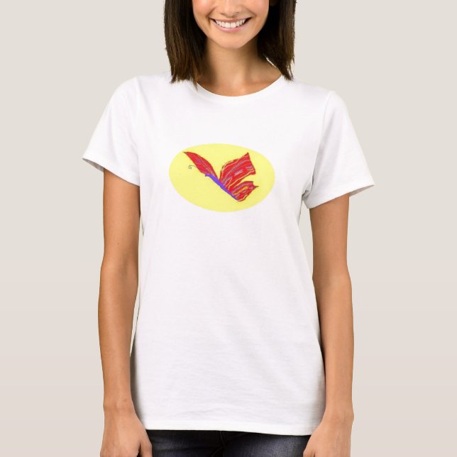 Scarlet Flight - skjorta Tee Shirt (Framsida)