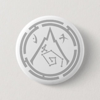 Scarlet Guard Grått Pin Badge Knapp