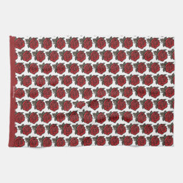 Scarlet Harmony Kökshandduk