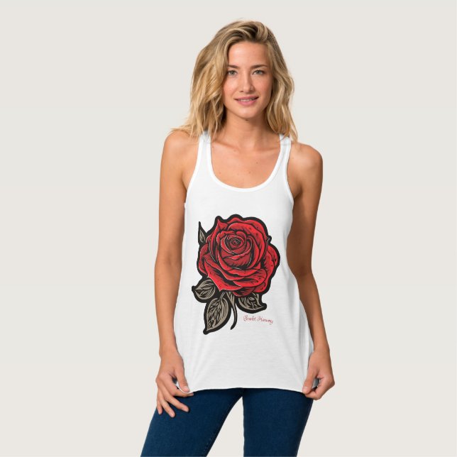 Scarlet Harmony Linne Med Racerback (Hel framsida)