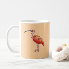 Scarlet Ibis Bird Kaffemugg