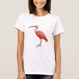 Scarlet Ibis Bird T Shirt