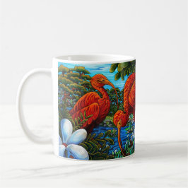 Scarlet Ibis-kaffe Mugg