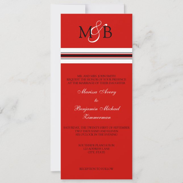 Scarlet Inbjudningar (Framsida)