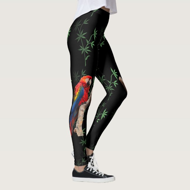 Scarlet Macaw Leggings (Höger)